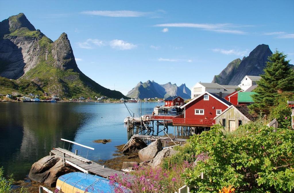 Reine Retro Villa - Cozy Villa With A Fantastic View Exterior photo